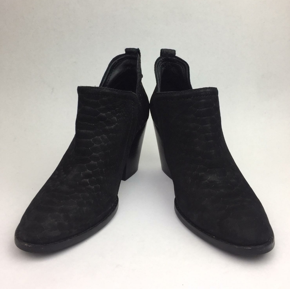 Jeffrey Campbell Rowlan Embossed Bootie s…